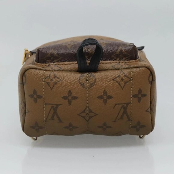 LOUIS VUITTON Monogram Reverse Palm Springs Mini Backpack M42411 LV Auth 112894 - Picture 7 of 16
